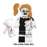 Load image into Gallery viewer, The Little Pale Girl Terrifier creepy entity custom brick minifigure toy.