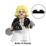 Load image into Gallery viewer, Tiffany Valentine Bride of Chucky scary custom brick minifigure collectible.