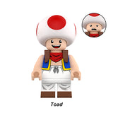Load image into Gallery viewer, Toad Super Mario Series 2 LEGO-compatible custom brick minifigure