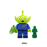 Load image into Gallery viewer, Toy Story 5 custom Alien minifigure — Buzz Lightyear series.