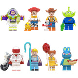 Load image into Gallery viewer, 8-Piece Toy Story Series 5 Minifigures Set including Woody, Buzz, Aliens and more - LEGO-compatible custom bricks