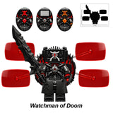 Load image into Gallery viewer, Watchman of Doom Skibidi custom minifigure brick figure