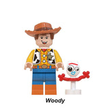 Load image into Gallery viewer, Woody with mini Forky Toy Story Series 5 LEGO-compatible custom brick minifigure