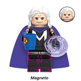 Load image into Gallery viewer, Magneto Master of Magnetism X-Men Classic LEGO-compatible minifigure | custom brick minifigures