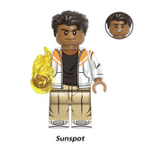 Load image into Gallery viewer, Sunspot Roberto da Costa X-Men Classic LEGO-compatible minifigure | custom brick minifigures