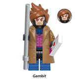 Load image into Gallery viewer, Gambit Superheroes LEGO-compatible minifigure | custom brick minifigures