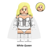 Load image into Gallery viewer, White Queen Superheroes LEGO-compatible minifigure | custom brick minifigures