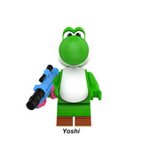 Load image into Gallery viewer, Yoshi Super Mario Series 2 LEGO-compatible custom brick minifigure