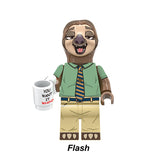 Load image into Gallery viewer, Flash Zootopia LEGO-compatible minifigure | custom brick toy figure