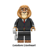 Load image into Gallery viewer, Mayor Leodore Lionheart Zootopia LEGO-compatible minifigure | custom brick toy figure